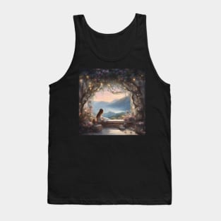 flower landscape Tank Top